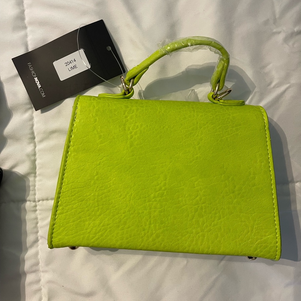 Lime Green Women's Bag - Picture 2 of 4
